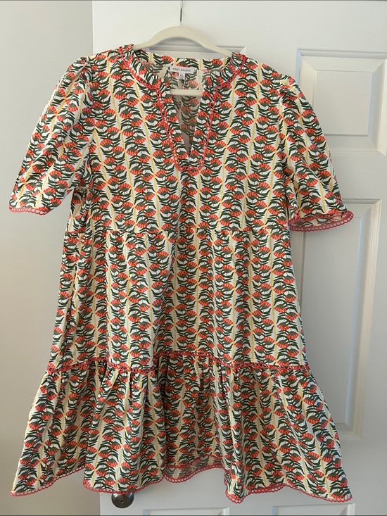 Dresses & Skirts - Mary Square Botanical Print Tiered Dress NWT